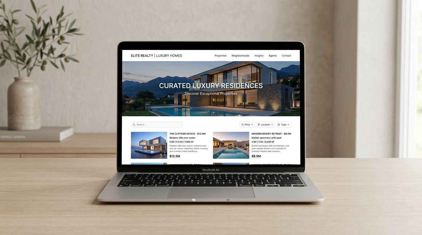 Portfolio Showcase - Elite Realty & Luxury Residences